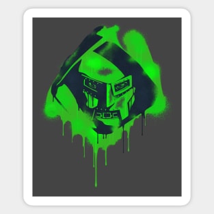 Doom (stenciled paint) Sticker